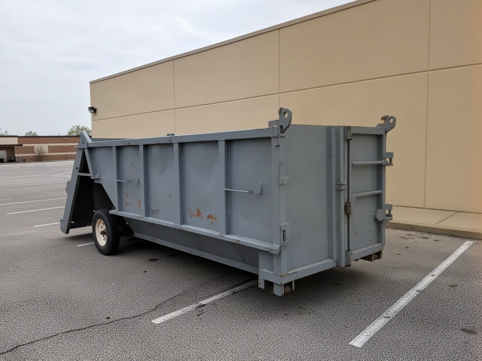 Roll-off dumpster from Bingham & Sons Dumpster Rental in Centreville, VA